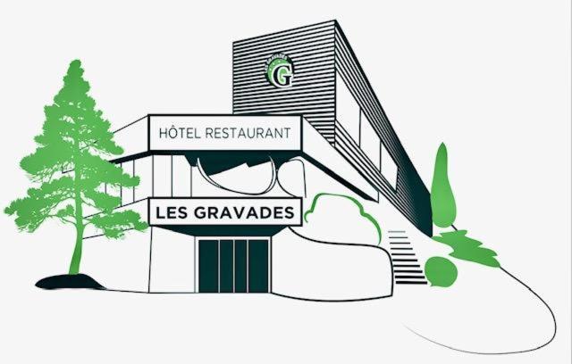 Logis Hotel Les Gravades Ussel Юссель Экстерьер фото